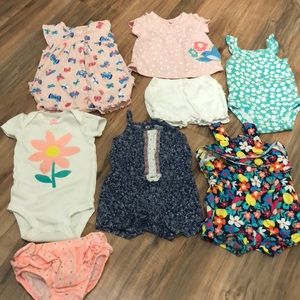 Cute bundle,summer or vacation 3 m old little girl